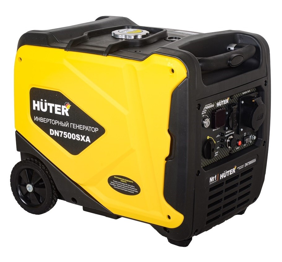 Инверторный бензиновый генератор Huter DN7500SXA 5 Генератор Huter DN7500SXA инверторный 220 В, 5,5 к