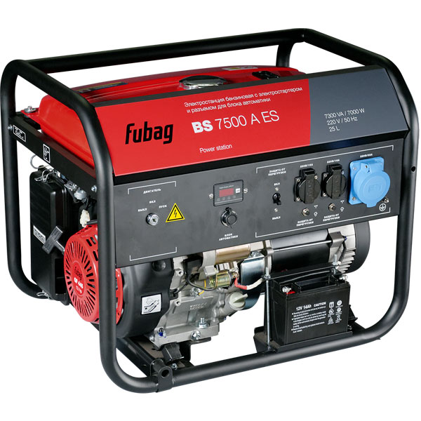 Бензиновая электростанция Fubag BS7500 A ES